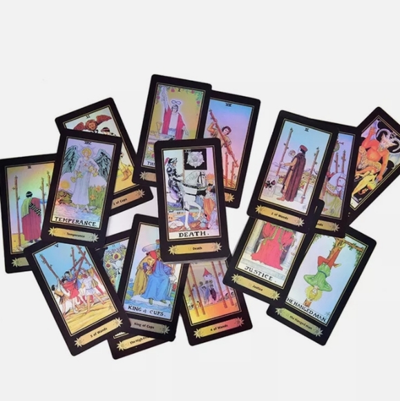 A.E. Waite Tarot Holographic 78 card deck (NEW) - Picture 3 of 3